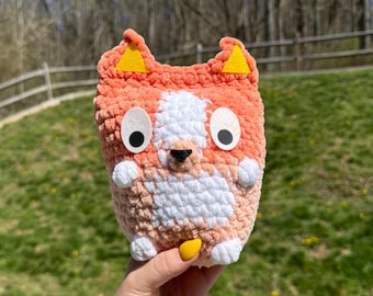 Bingo, Bluey, Heeler, Perro, Ganchillo, Peluche, Peluche, Niños