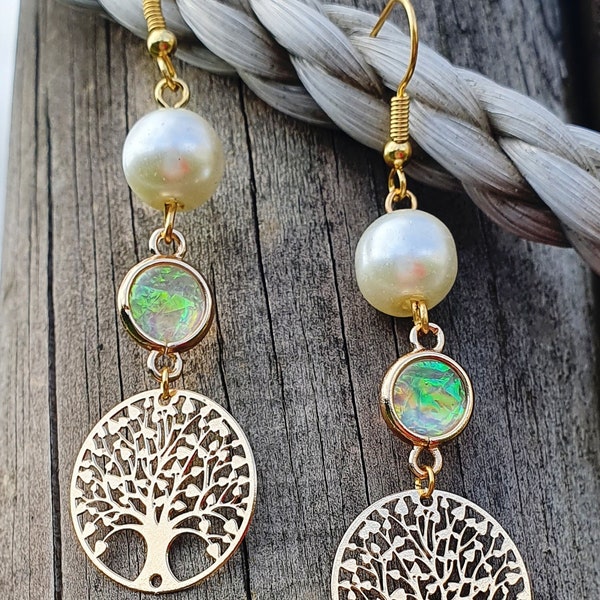 Boucle d'oreilles  arbre de vie