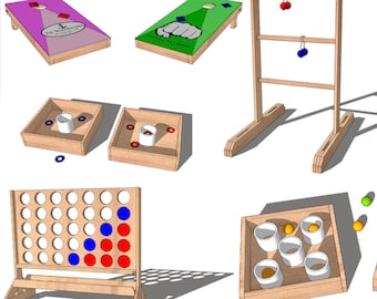 DIY Build Plans For Outdoor Tailgate Games