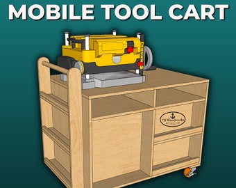 Mobile Tool Cart Build Plans: Step-by-Step Woodworking Guide (PDF)