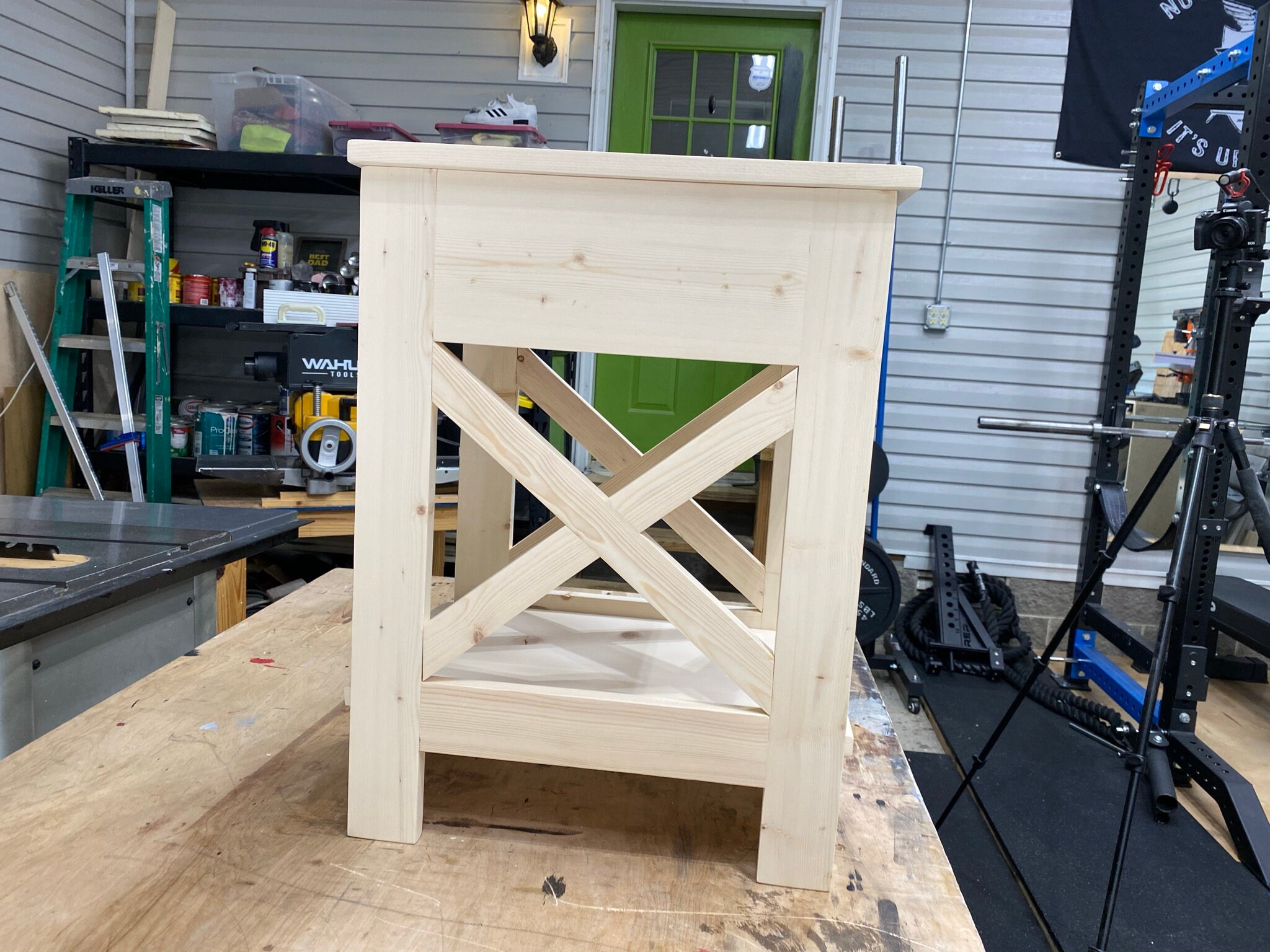 Farmhouse End Table Woodworking Plans: DIY Table With Drawer (PDF) - Etsy