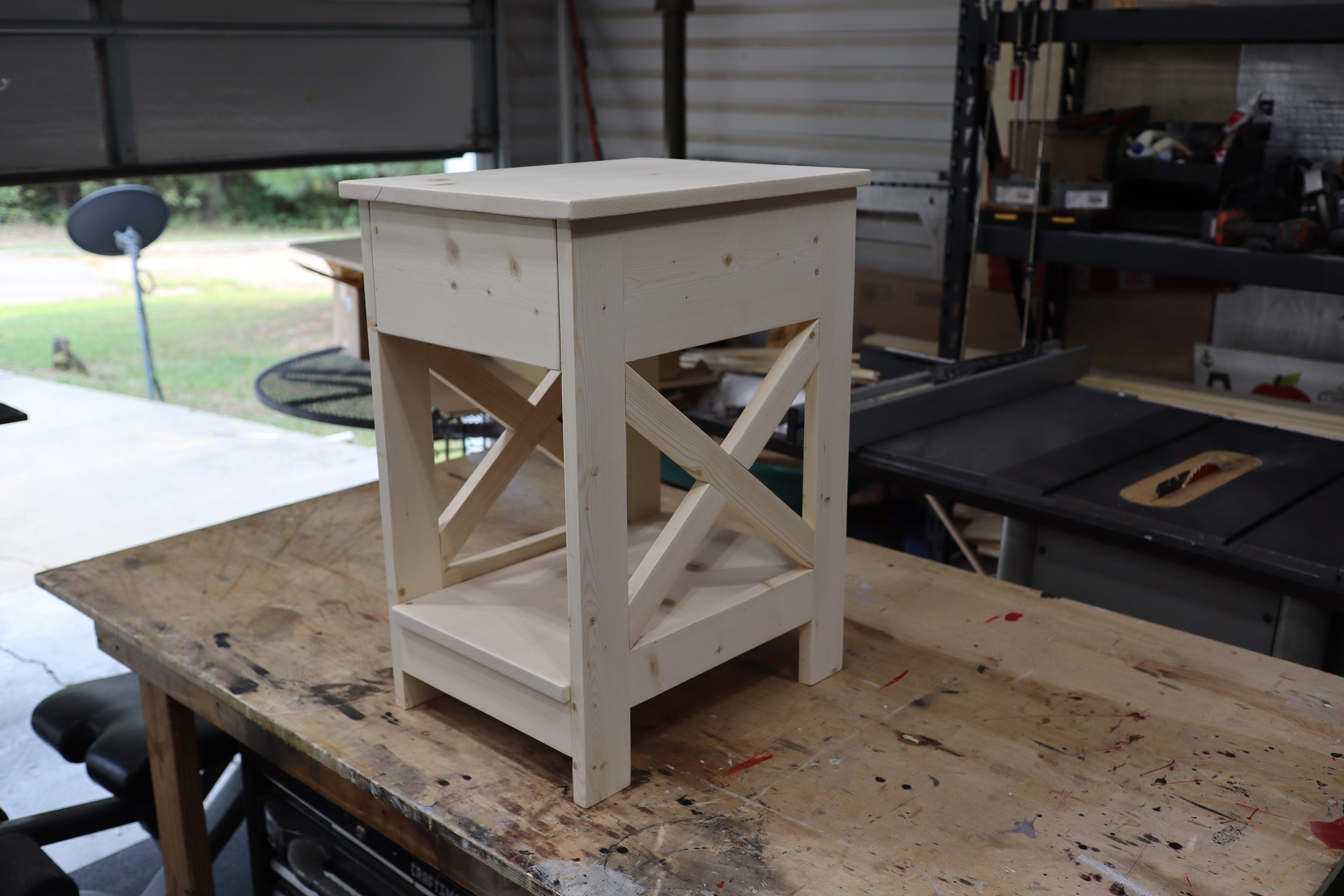 DIY End Table Build Plans / Woodworking Plans for End Table Etsy