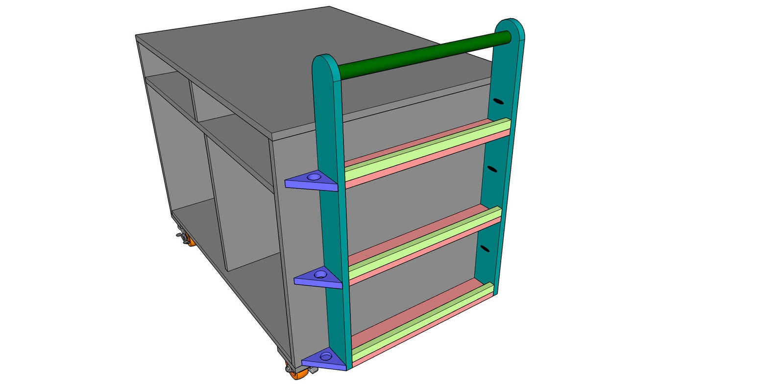 Mobile Tool Cart Build Plans Rolling Cart Plans Woodworking Guide Step