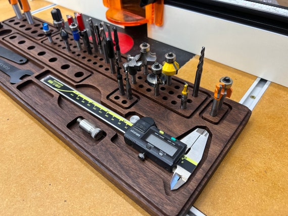 CNC File for Router Bit and Tool Storage Router Bit Organizer