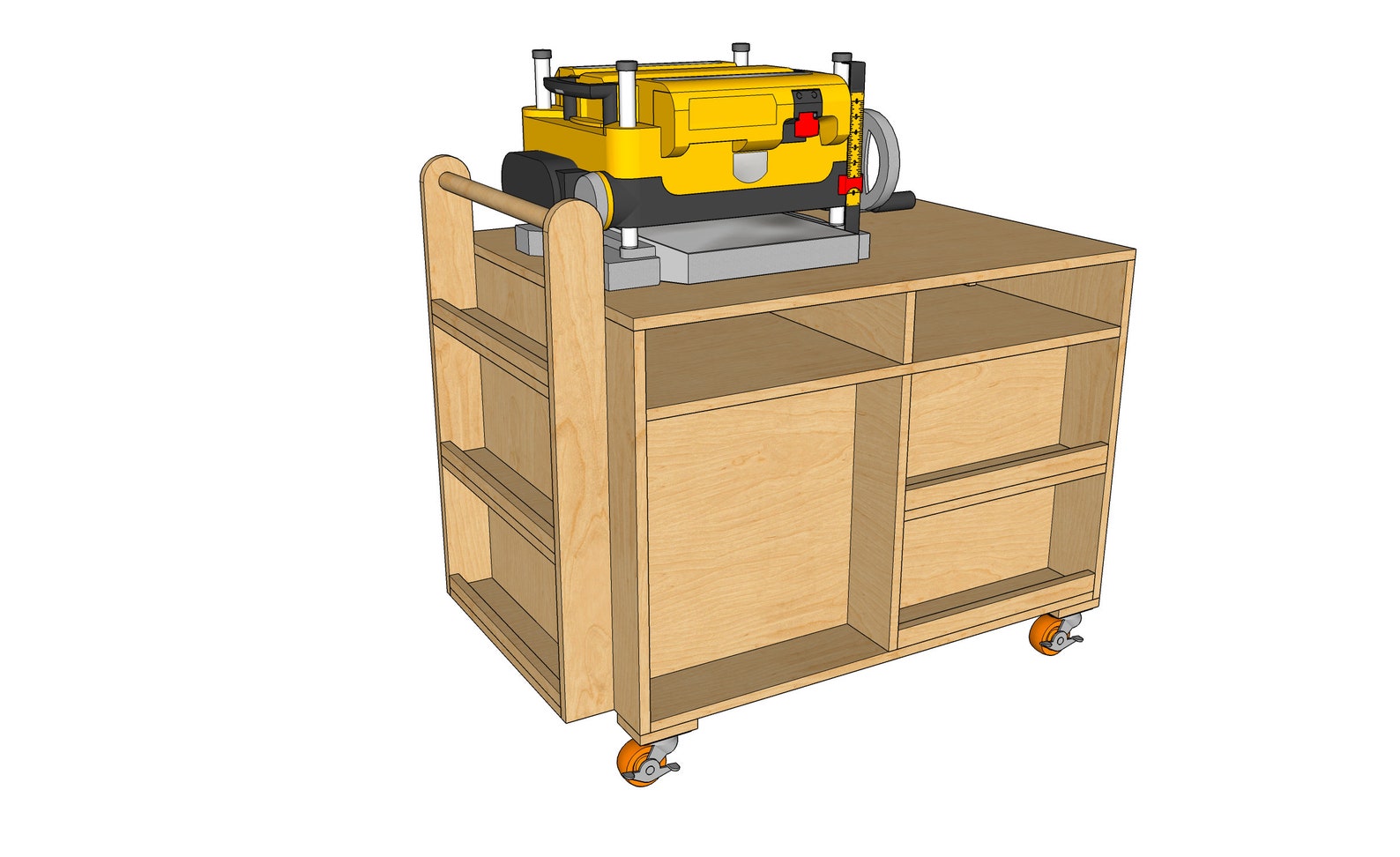 Mobile Tool Cart Build Plans Rolling Cart Plans Woodworking Guide Step