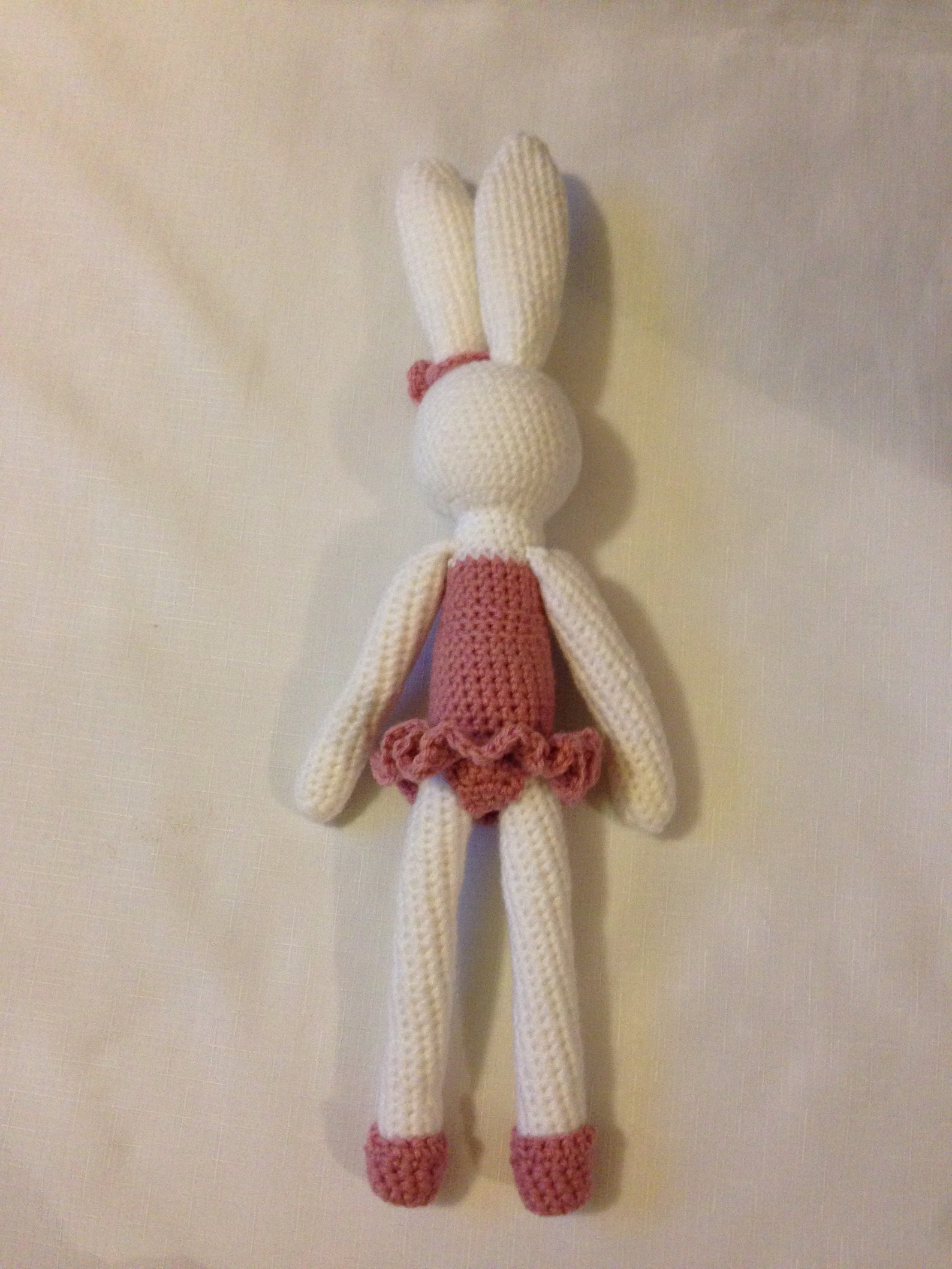 ella ballerina bunny with removeable bow, tiara, and ballet shoes | crochet rabbit ballet doll soft toy ella ballerina bunny with removeable bow, tiara, and ballet shoes | crochet rabbit ballet doll soft toy