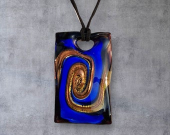Murano glass pendant, Murano glass women's necklace, women's necklace, handcrafted necklace, Murano glass
