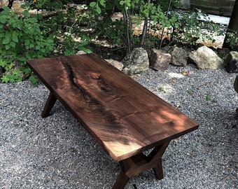 Modern Walnut Coffee Table