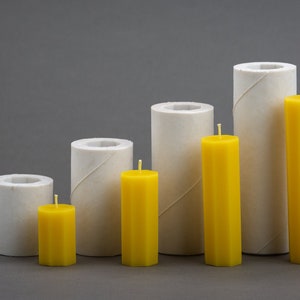 Octagon Candle Mold – Silicone Mold for Beeswax Candle Making – Geometric Shape for Everyday Use