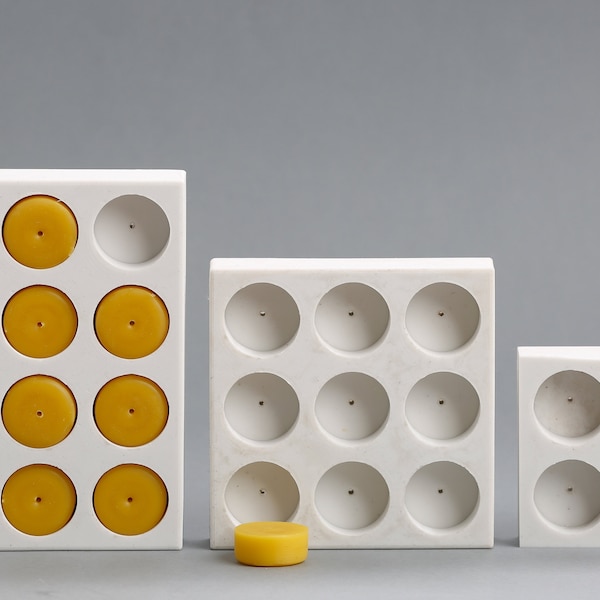 Silicone Tea Light Mold Etsy UK