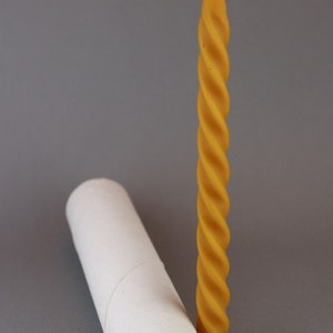 Spiral Taper Candle Mold – 23 cm Silicone Mold for Beeswax Candle Making – Durable Silicone Mold for Natural Beeswax image 3