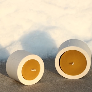 Simple Cylinder Candle Mold – Silicone Mold for Beeswax Candle Making – Clean, Minimal Design for Candle Makers