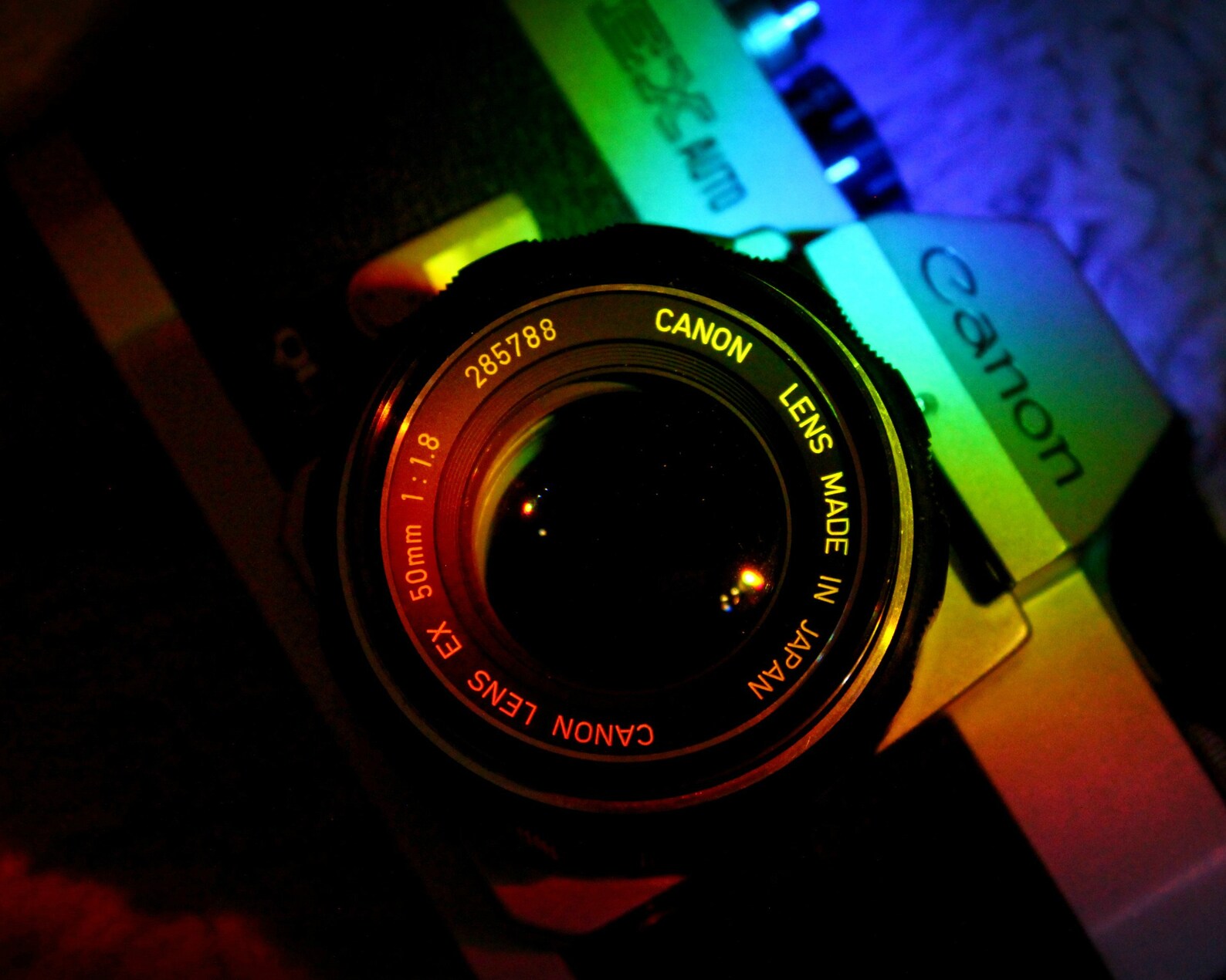 Rainbow Camera 8x10 Digital Photography Print Etsy