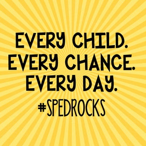 Cada Criança, Cada Chance, Todos os Dias #SpedRocks * Professor * Presente * Sped * Escola * Educação Especial * SVG * SPED * Cricut * Silhueta