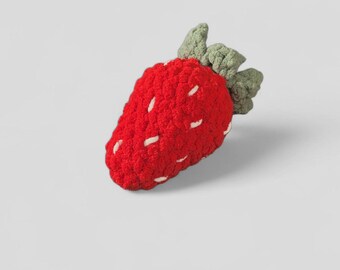 Strawberry Crochet Plushie