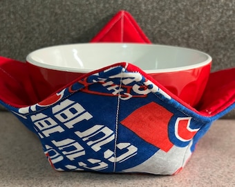 Chicago Cubs Bowl Koozy, Quilted Reversible