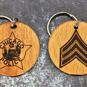 Chicago Police Keychain - Police Department Keychain