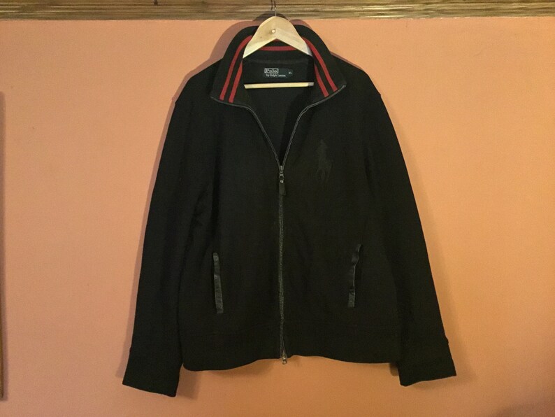 polo jacket zip up