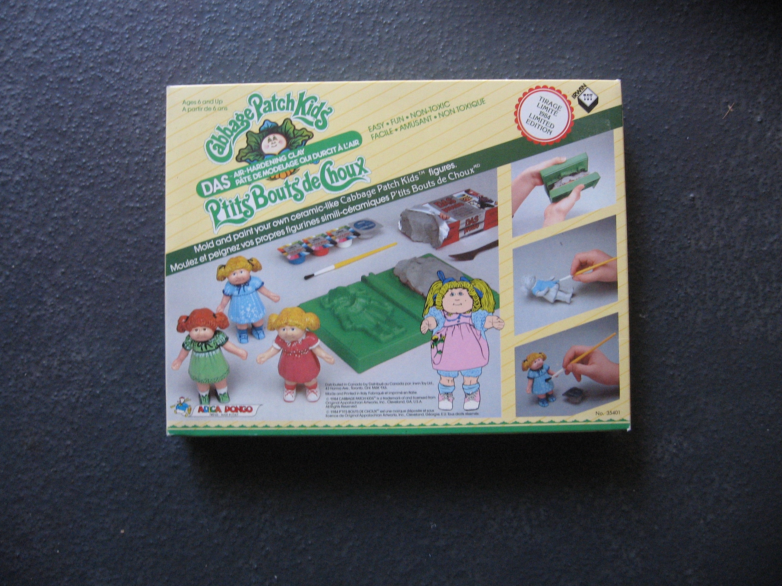 1984 Cabbage Patch Kids Mold Kit by Irwin Toys Etsy