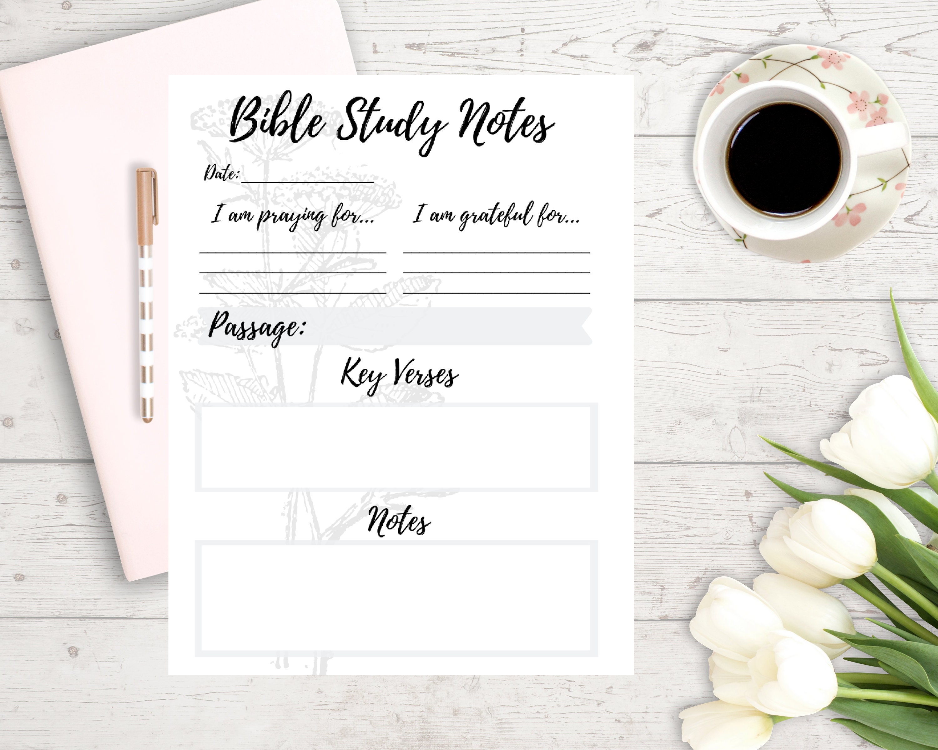 Bible Study Printable - Etsy