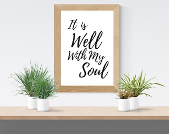 It Is Well Digital Print