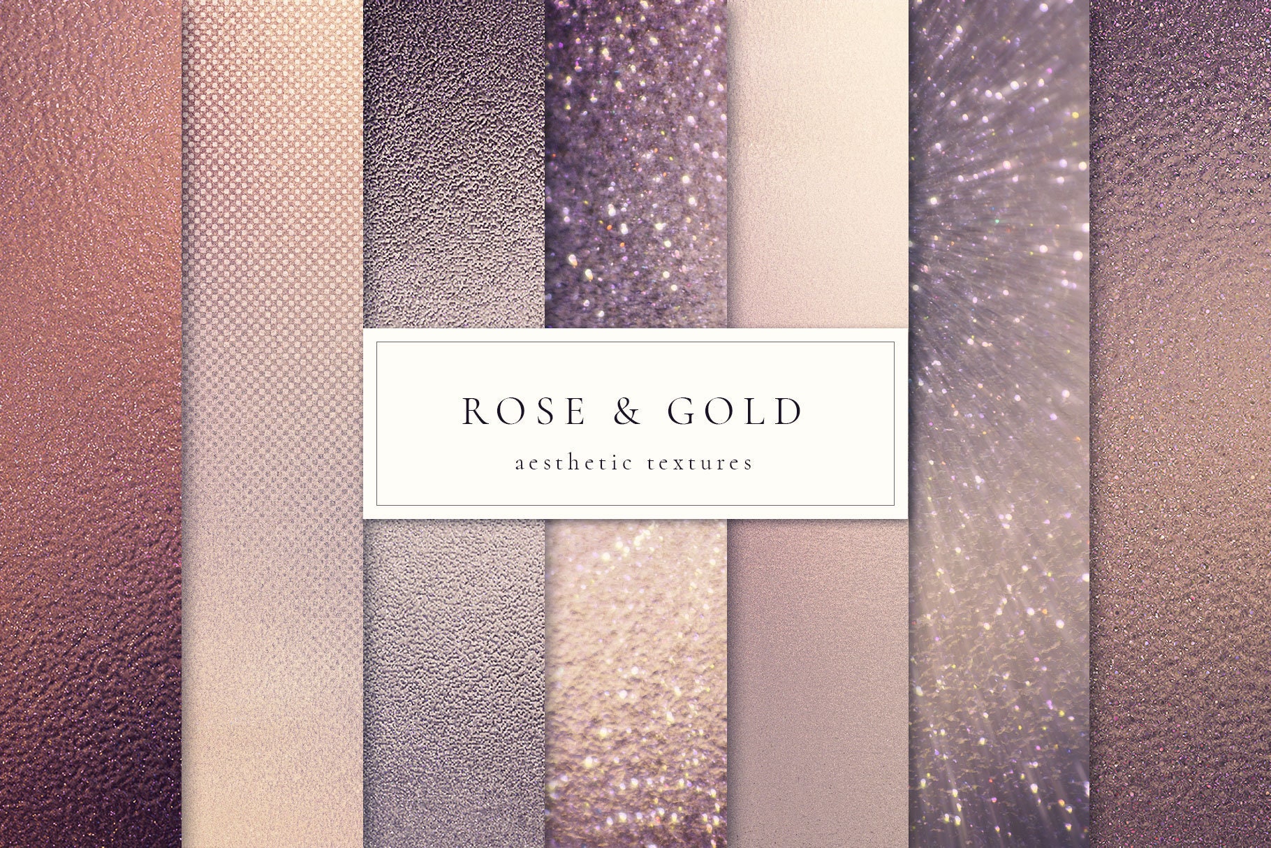 Rose Gold Foil & Glitter Textures - Etsy