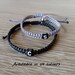 Couples magnet bracelets, couples matching bracelets, set of personalised bracelets, long distance relationship, handmade anniversary gift 