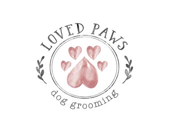 Dog Grooming Logo Etsy