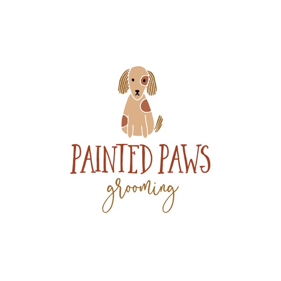 Premade Logo Dog Grooming Logo Pet Grooming Pet Modern Etsy