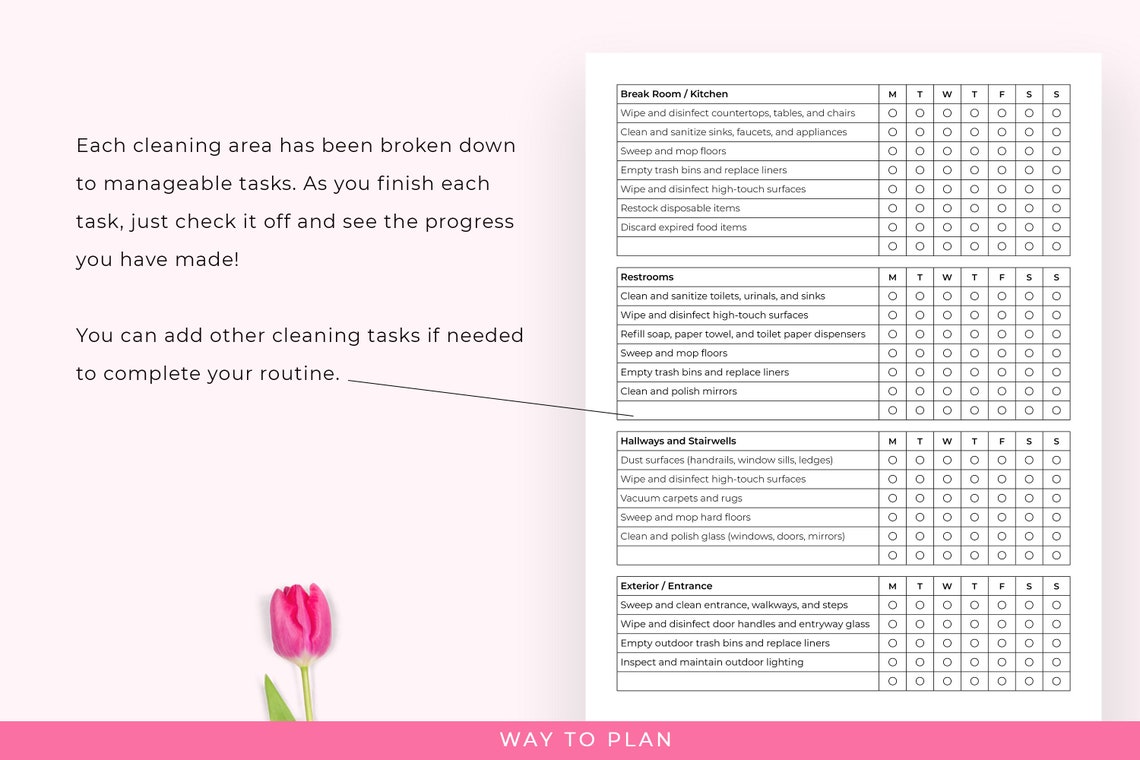 Commercial Cleaning Checklist Cleaning Checklist, Office Cleaning