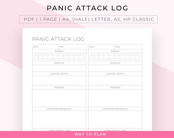 Dziennik paniki i lęku ADHD