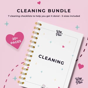 cleaning printable, cleaning bundle, weekly cleaning schedule, cleaning checklist, adhd cleaning checklist, adhd cleaning, cleaning pdf