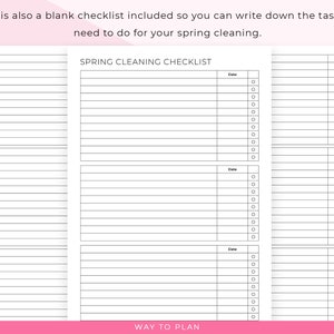 Spring cleaning checklist to organize your spring cleaning image 3