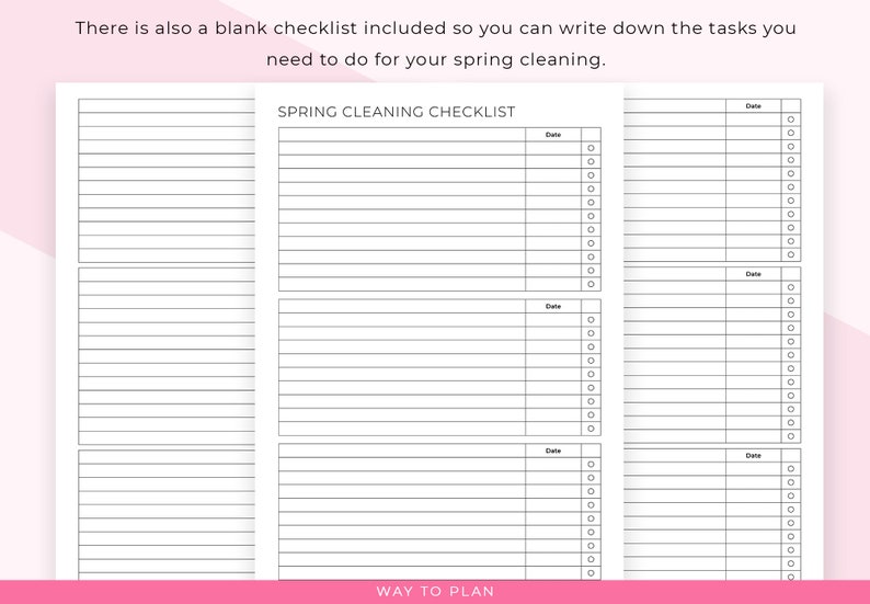 Spring cleaning checklist to organize your spring cleaning image 3