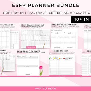 ESFP planner bundle