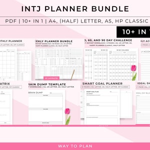 INTJ planner bundle