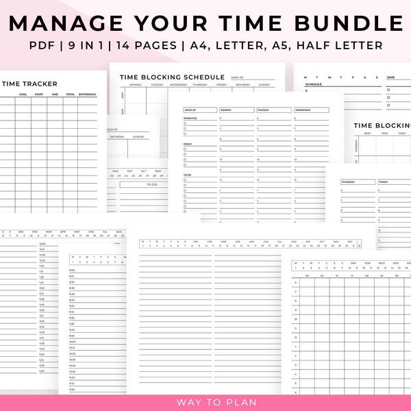 Master Your Time, Master Your Life: 9-in-1 Time Management Bundle