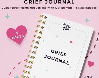 Grief journaling prompts to softly guide you through tough days