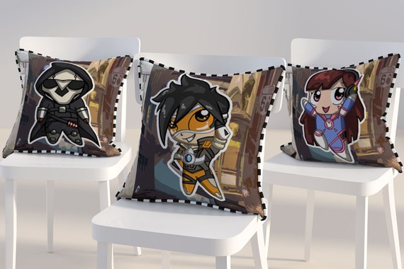 Fan made overwatch pillow cushion | Etsy Overwatch pillow | Etsy