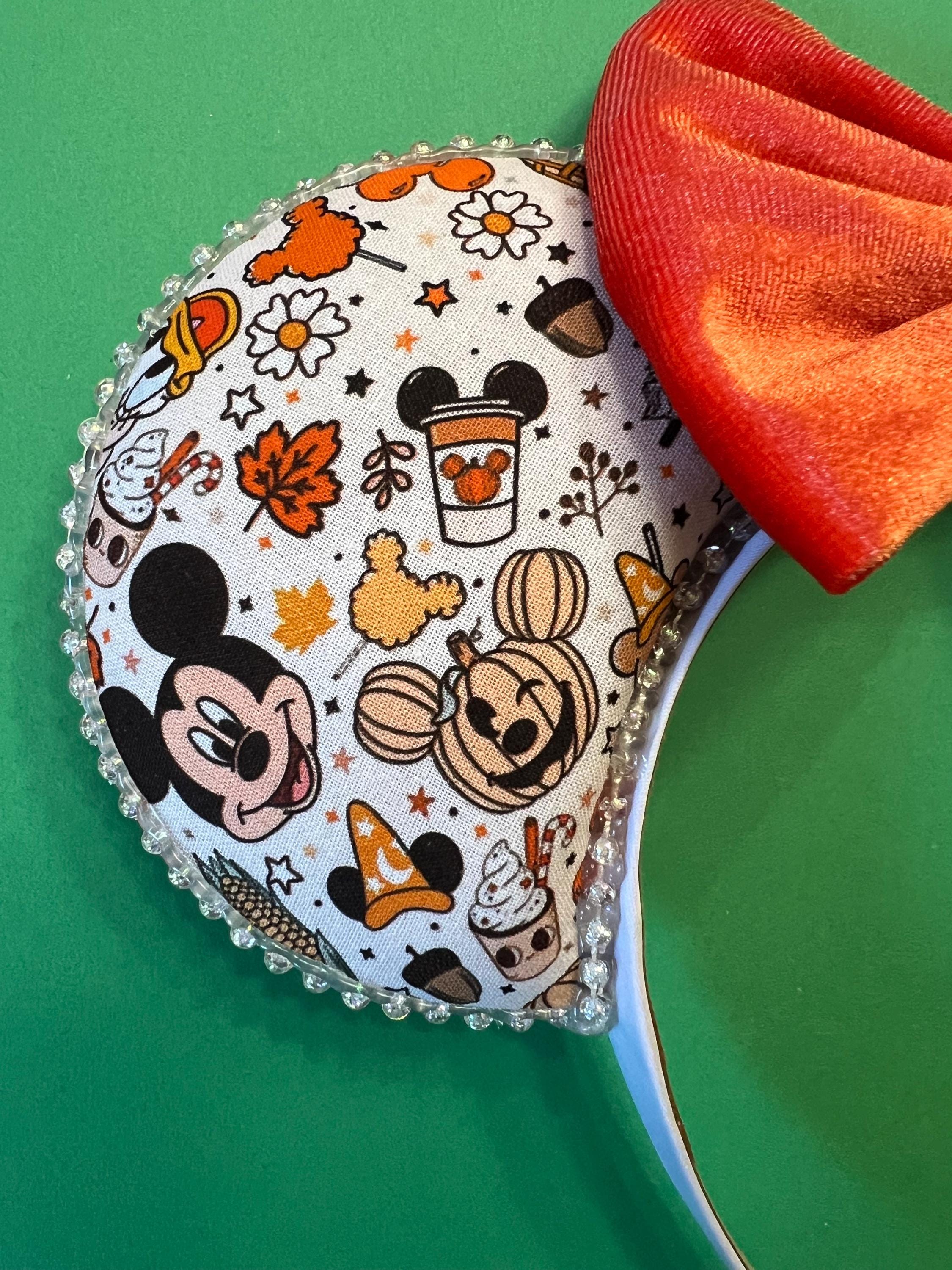 pumpkin spice fall Mickey ears