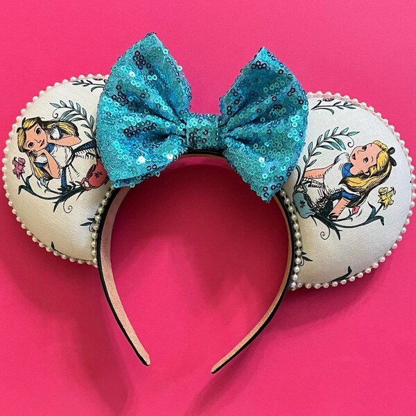 Alice in Wonderland mouse Ears