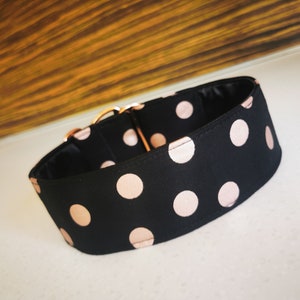Martingale Halsband, Hundehalsband, Windhundhalsband, Galgohalsband, Windhundhalsband, Saluki Halsband, Hundehalsband, rose gold Punkthalsband