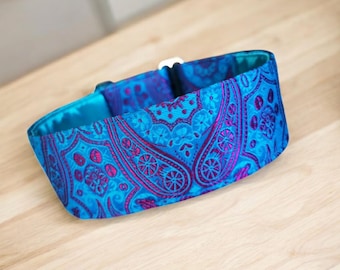 Martingale-Halsband, Hundehalsband, Paisley