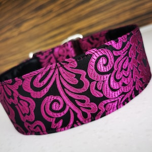 Martingale collar, Dog collar, Sighthound collar, Galgo collar, Greyhound collar, Saluki collar, dog collars, Brocade collar,