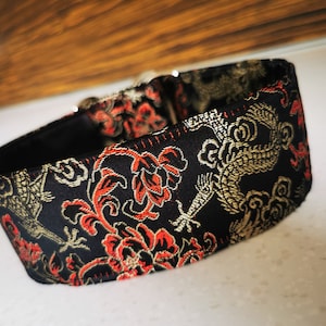Martingale collar, Dog collar, Sighthound collar, Galgo collar, Greyhound collar, Saluki collar, dog collars, dragon dog collar