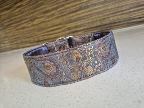 Brocade Martingale Dog Collar: Sighthound, Greyhound, Galgo