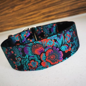 Martingale Halsband, Hundehalsband, Windhundhalsband, Galgohalsband, Windhundhalsband, Saluki Halsband, Hundehalsband, Blumen Hundehalsband