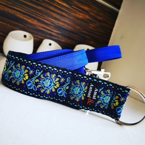 Martingale collar and a leash
