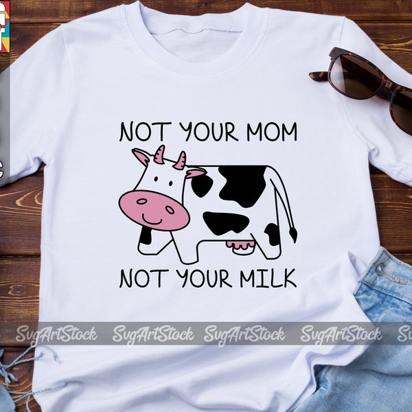 Urban Backwoods „Not Your Mom Not Your Milk“ Stoffbeutel – Lässige Baumwolltasche Mit Coolem Print