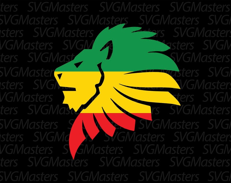 Download Rasta Lion svg lion of juddah vector digital clipart | Etsy